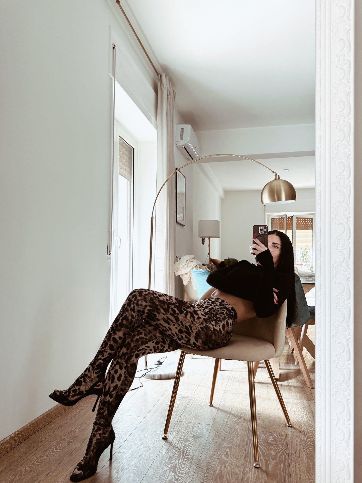 Leggins calza Leopardato