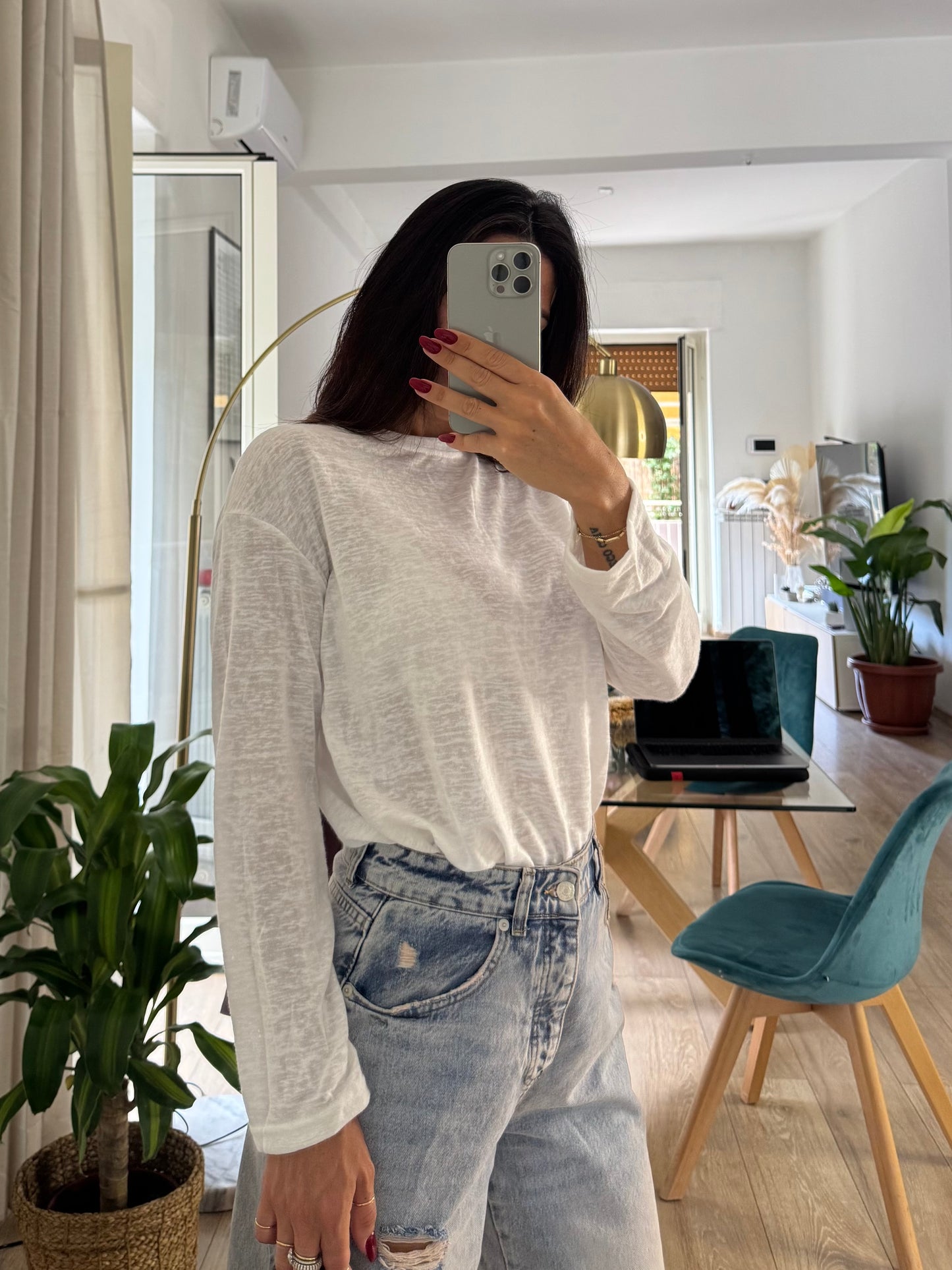 Maglia basic manica lunga