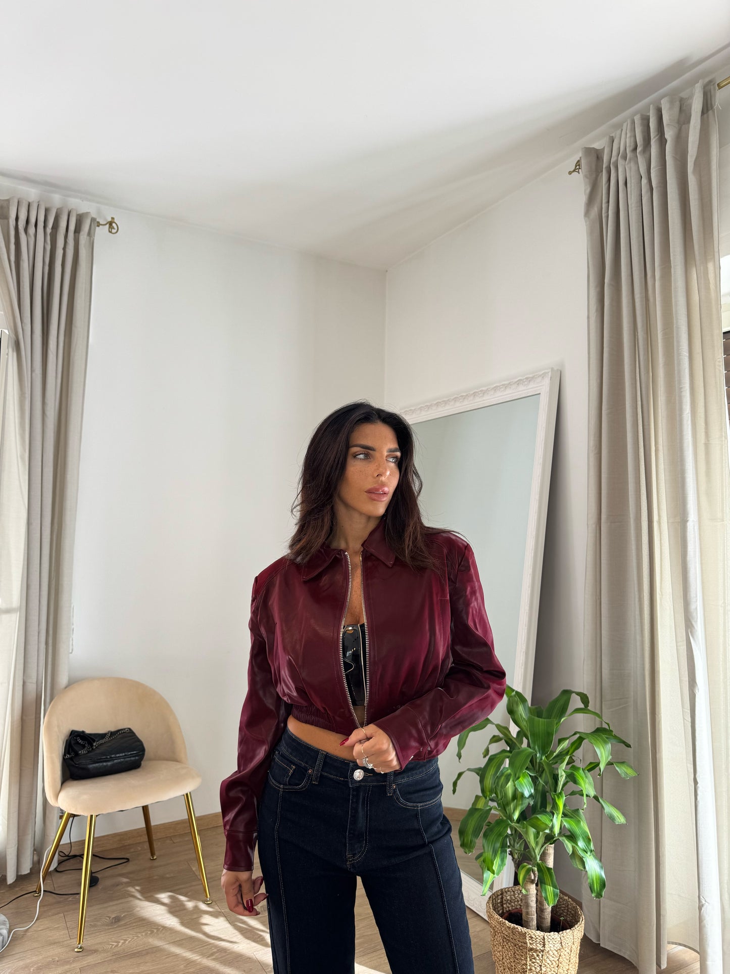 Bomber college ecopelle (2 colori)