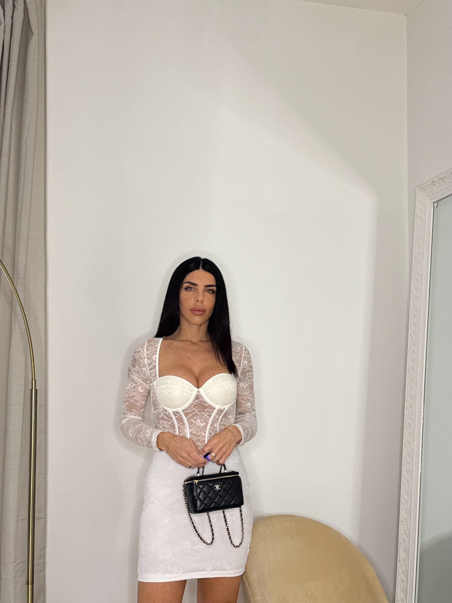 DRESS Beatrice pizzo (2 colori)