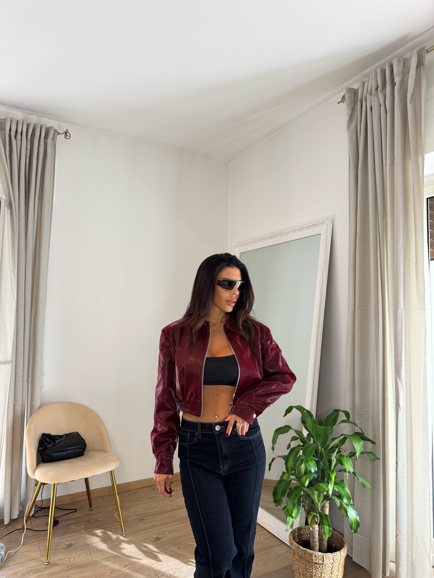 Bomber college ecopelle (2 colori)