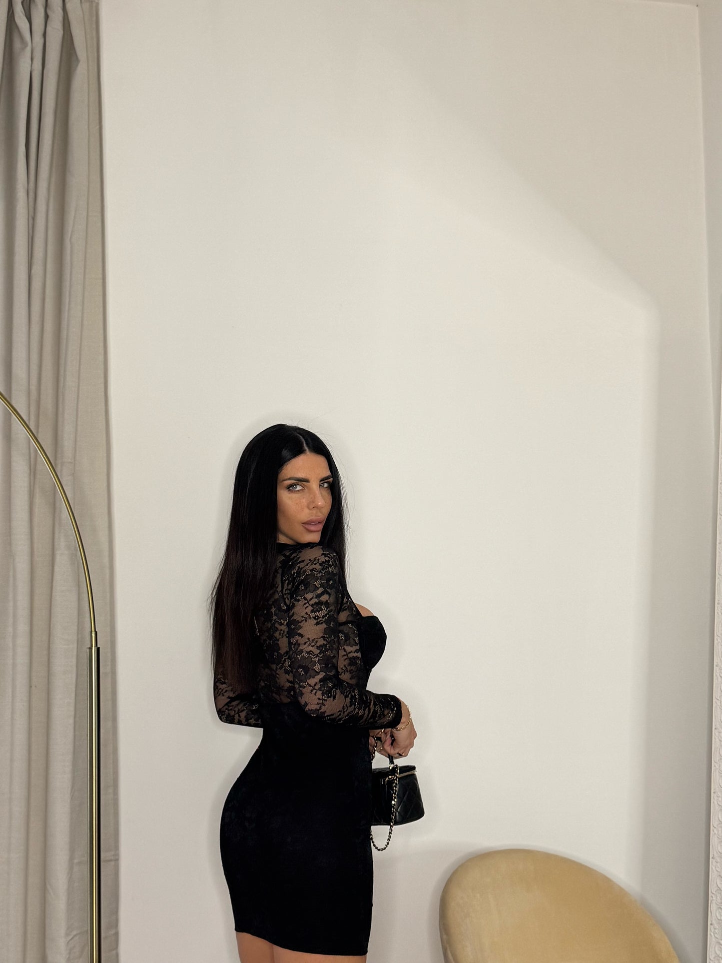DRESS Beatrice pizzo (2 colori)