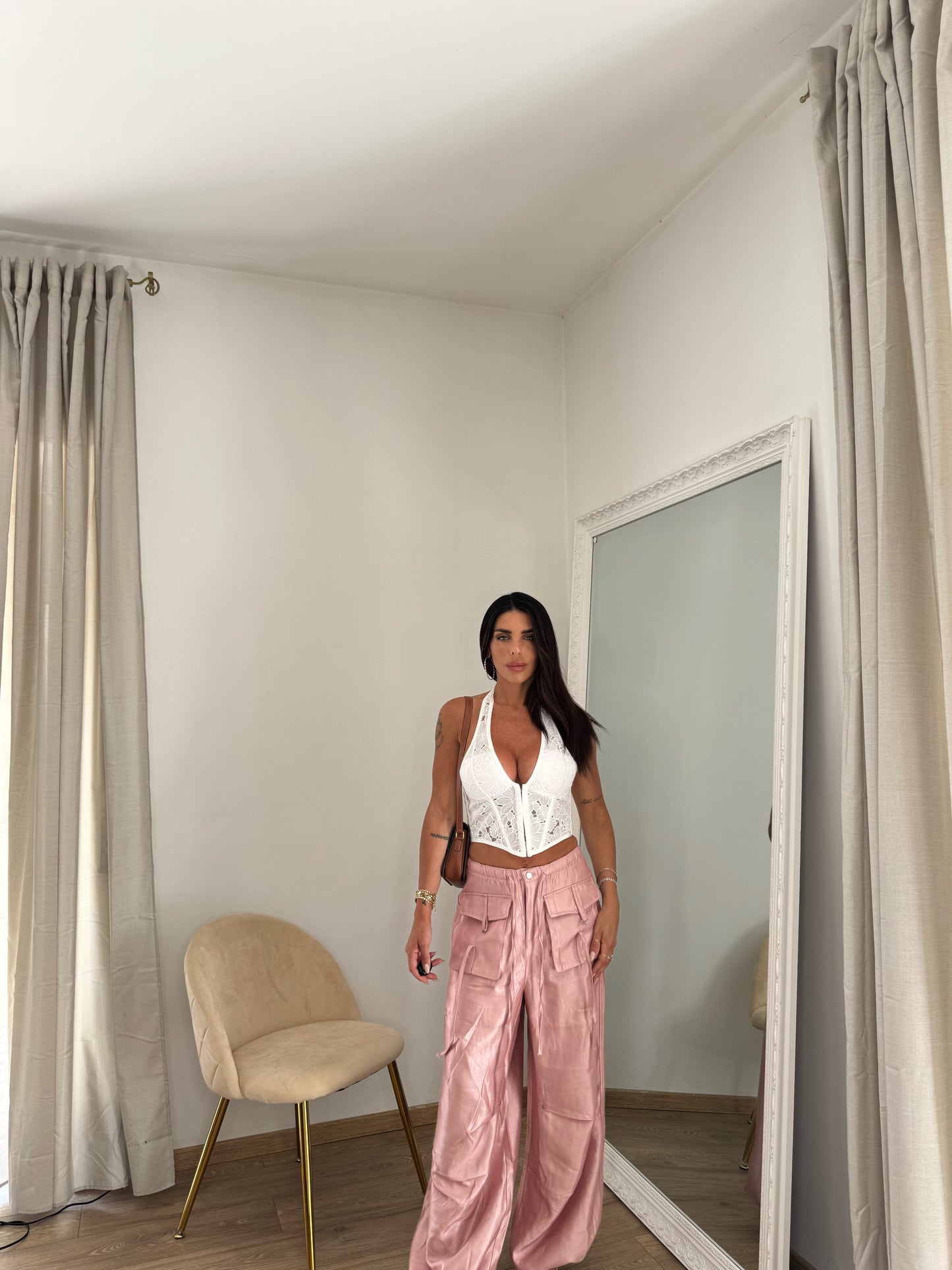 Pantaloni PinkSatin