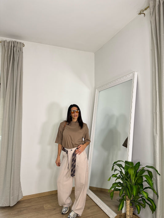 Pantaloni man Crema
