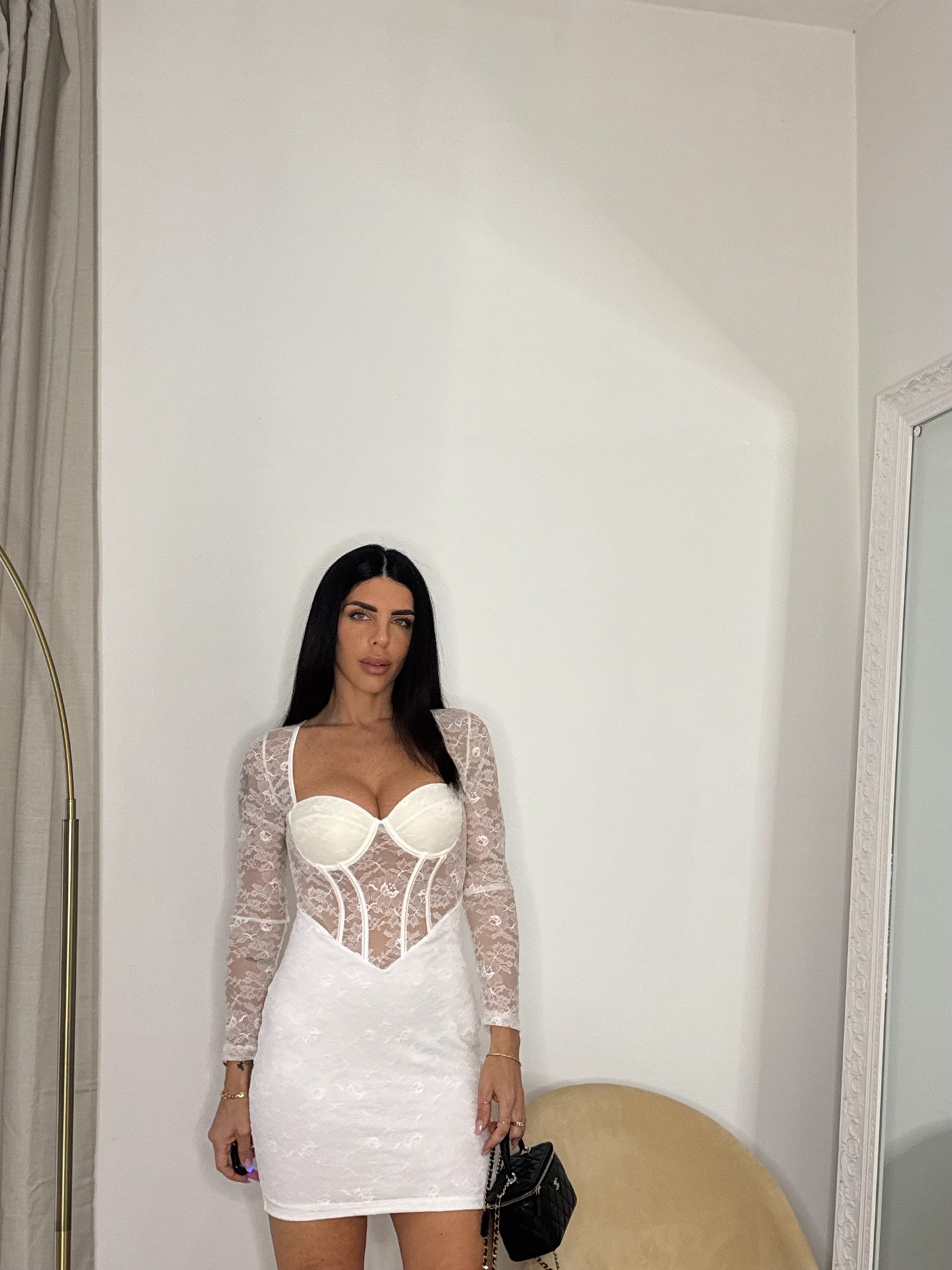 DRESS Beatrice pizzo (2 colori)