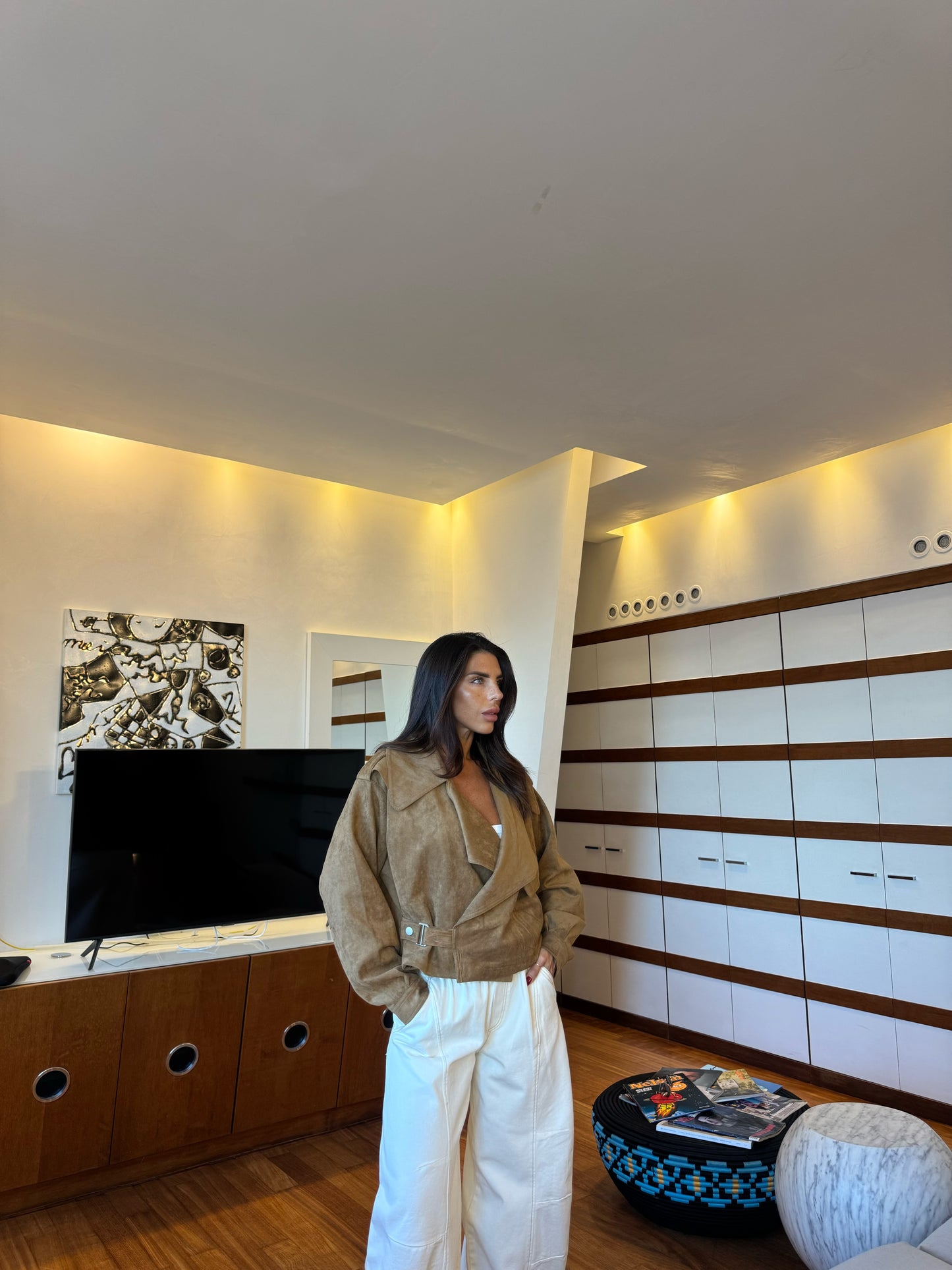 Jeans baggy White