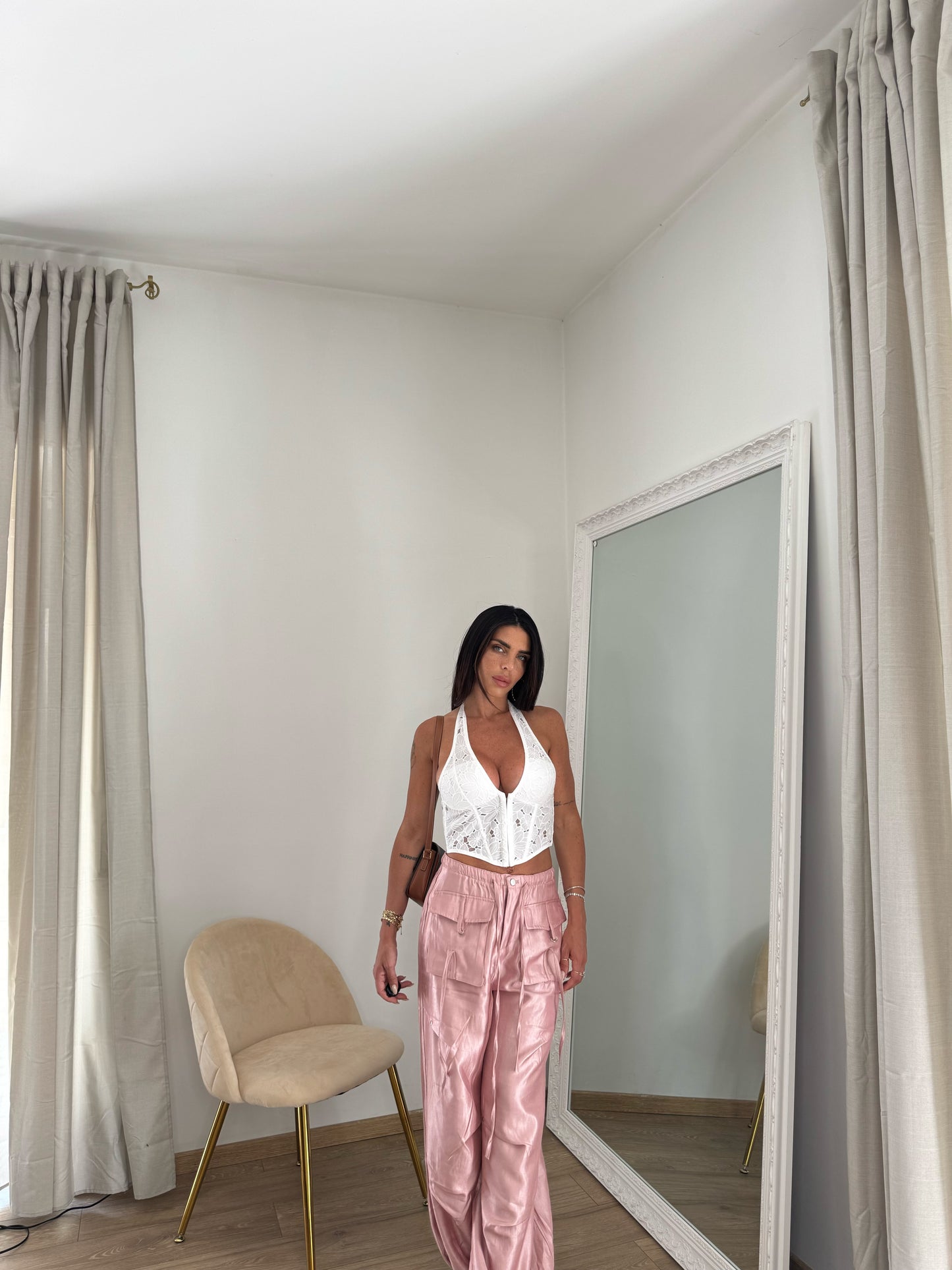 Pantaloni PinkSatin