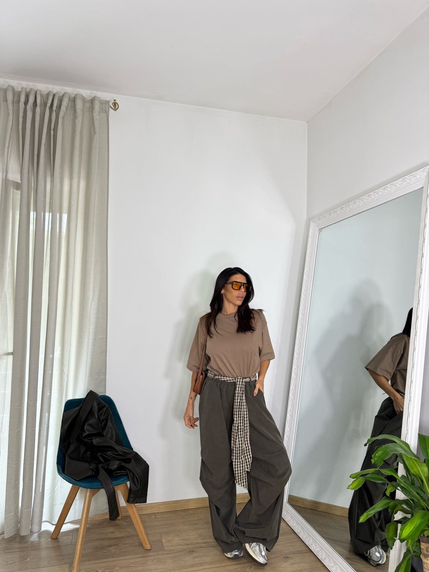 Pantaloni woody verde militare