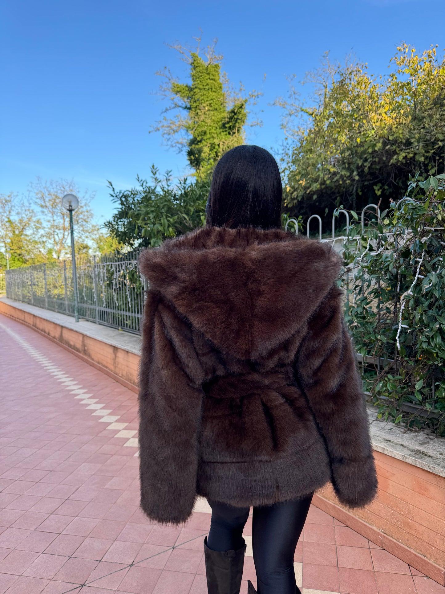 Ecopelliccia Courmayeur chocolate