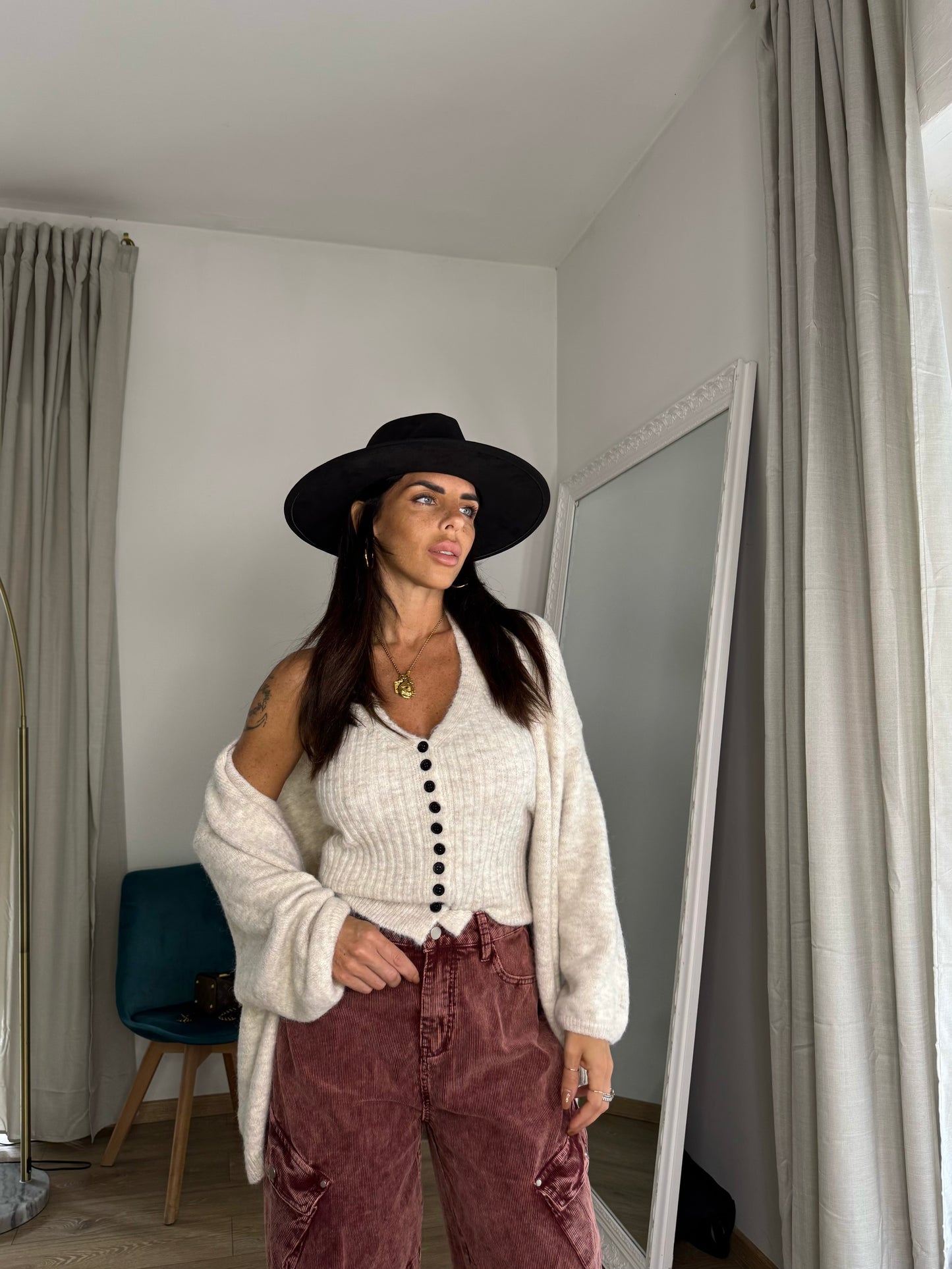 Cardigan e top Venice White