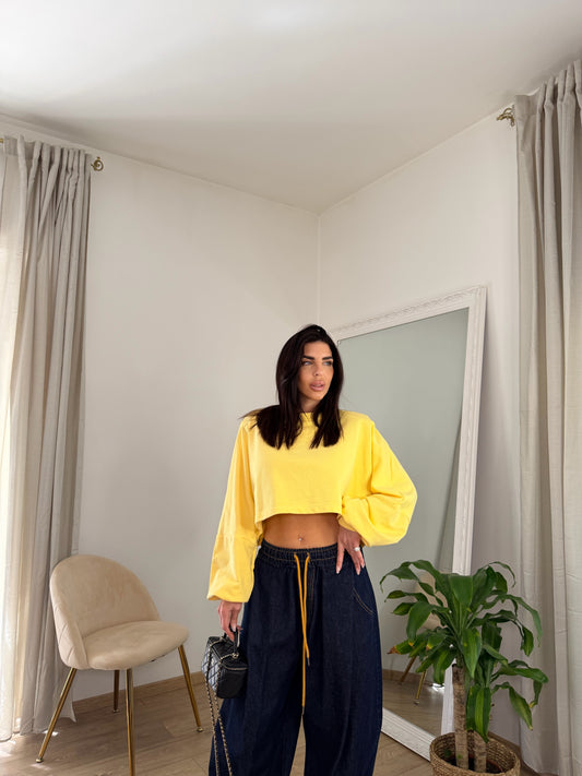 Felpa crop Danielle (3 colori)