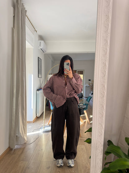 Jeans baggy brown