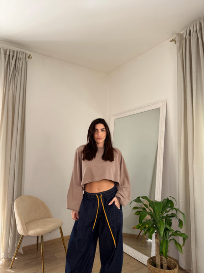 Felpa crop Danielle (3 colori)