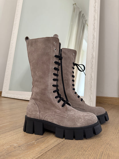 Stivaletti Cannes in camoscio Grey