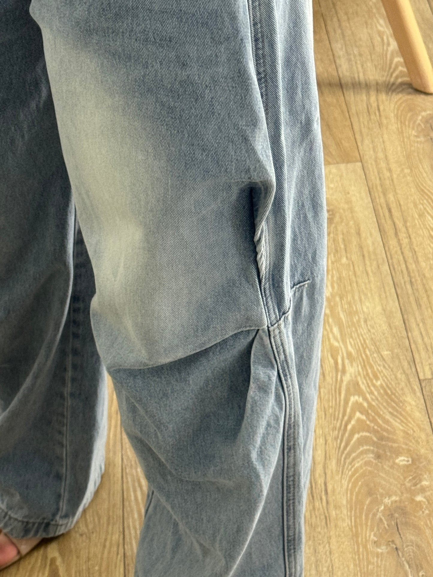 Jeans ballon lavaggio chiaro