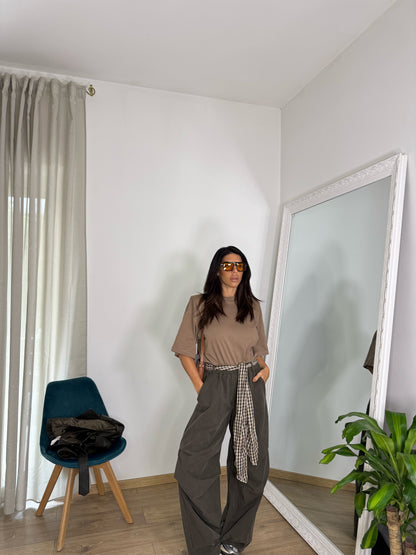 Pantaloni woody verde militare