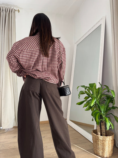 Jeans baggy brown