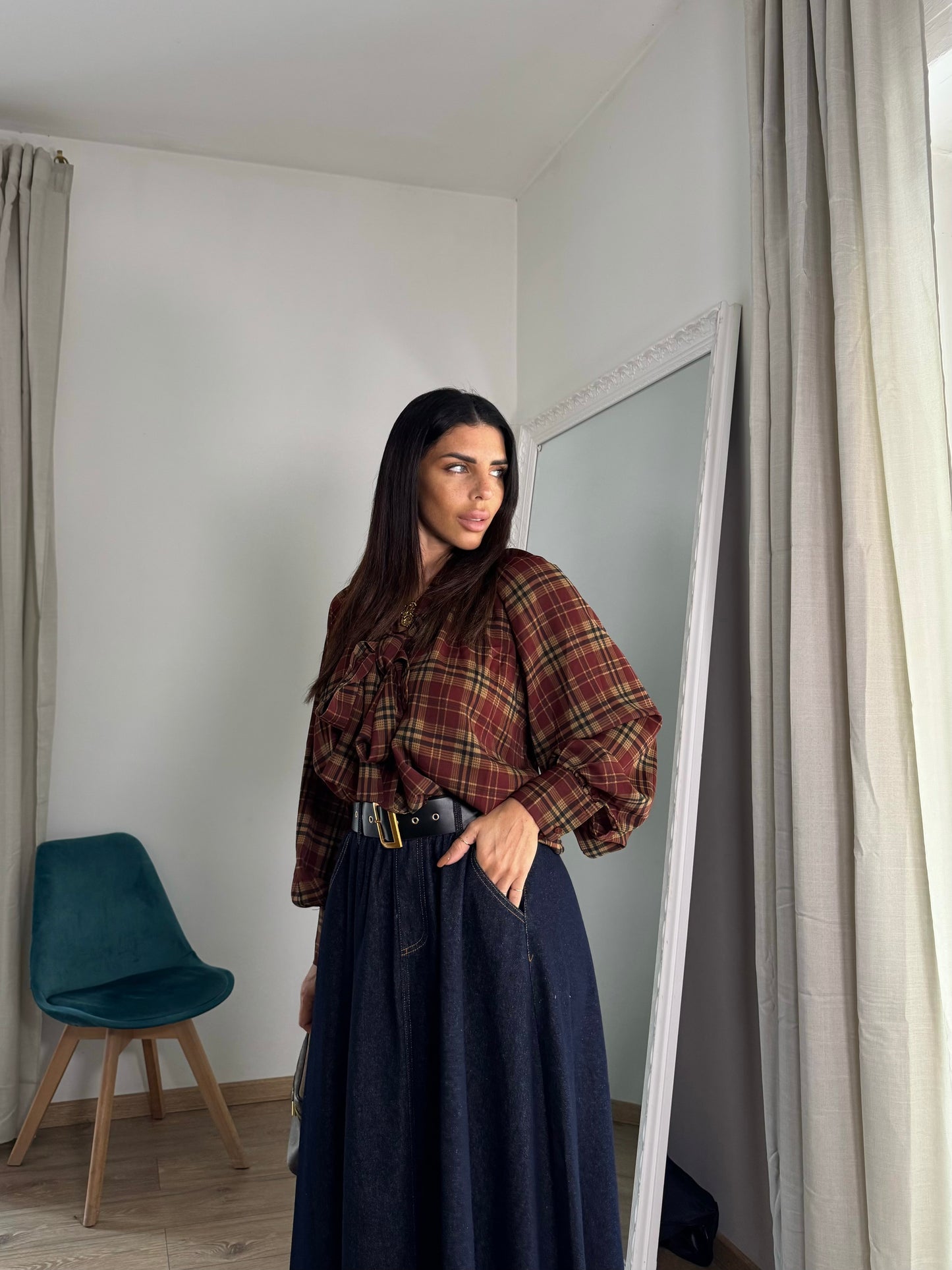 Camicia Amelia tartan