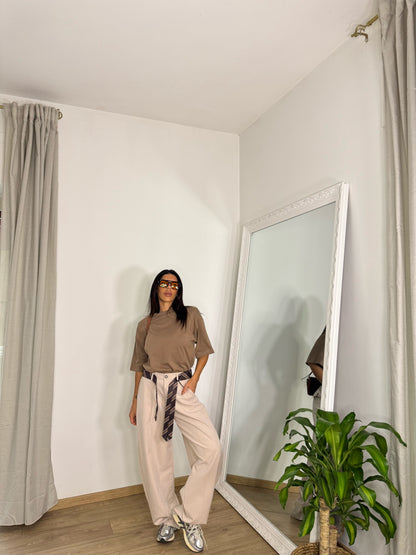 Pantaloni man Crema