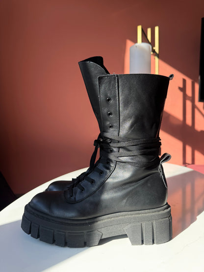 Stivaletto in pelle Fairmont Nero