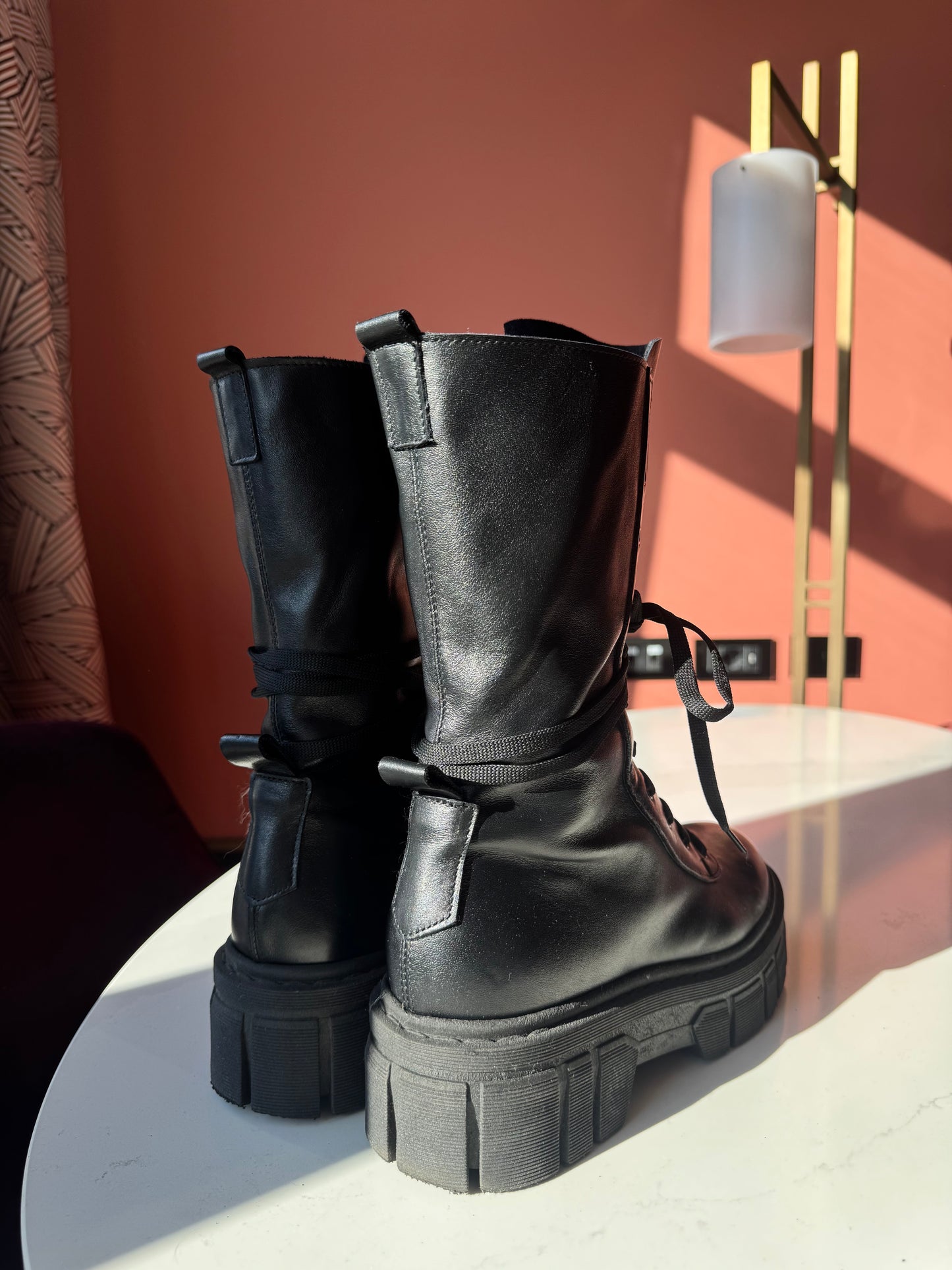 Stivaletto in pelle Fairmont Nero