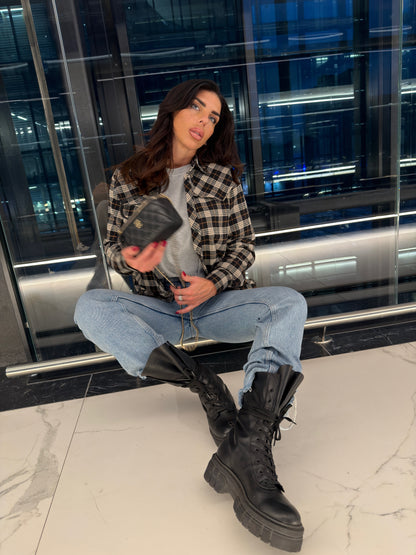 Stivaletto in pelle Fairmont Nero